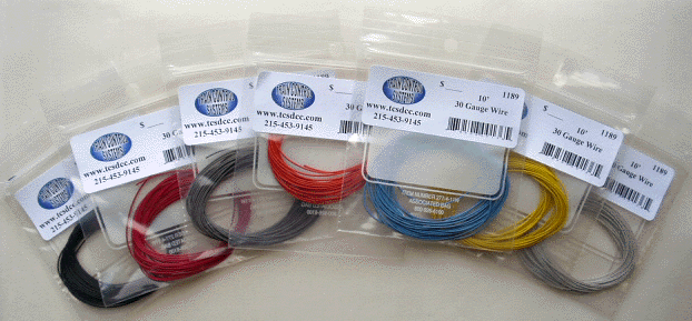 Blue 30 Gauge Decoder Wire 10' - Click Image to Close